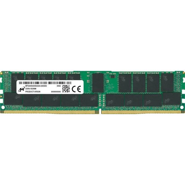 Micron Mta18Asf2G72Pz-2G6E1 Ddr4-2666 16Gb/2Gx72 Ecc/Reg Cl19 Sdram Rdimm Server Memory