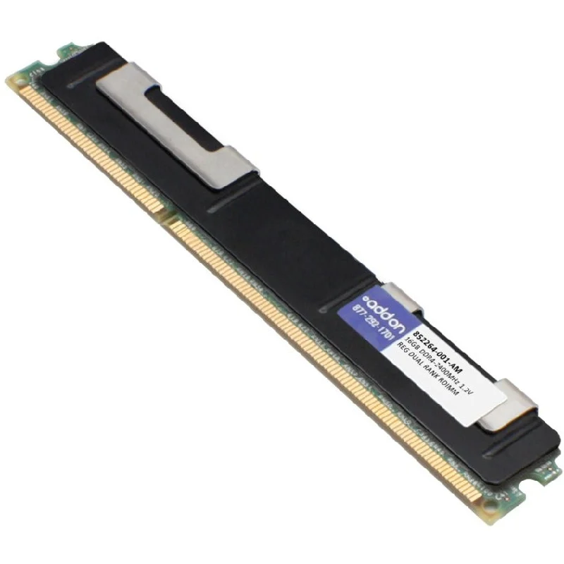 AddOn 852264-001-AM 16GB DDR4 SDRAM Memory Module, Lifetime Warranty, ECC, Registered, 2400 MHz