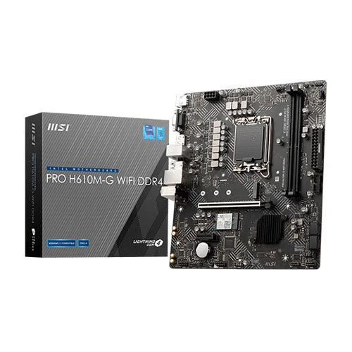 MSI Pro H610M-G WiFi DDR4 (LGA 1700) Motherboard