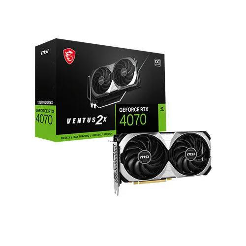 MSI RTX 4070 Ventus 2X 12GB OC Graphics Card 912-V513-063