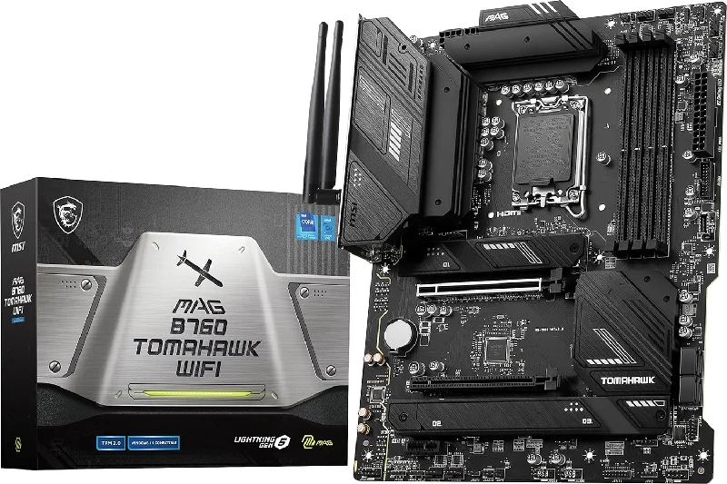 MSI MAG B760 TOMAHAWK WIFI DDR5,LGA 1700 ATX Motherboard