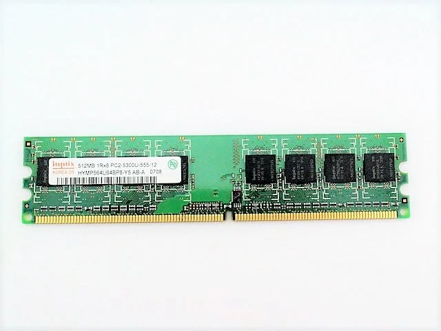 Hynix HYMP564U64CP8-Y5 Used Memory 512MB DIMM PC2-5300U 1RX8 667Mhz