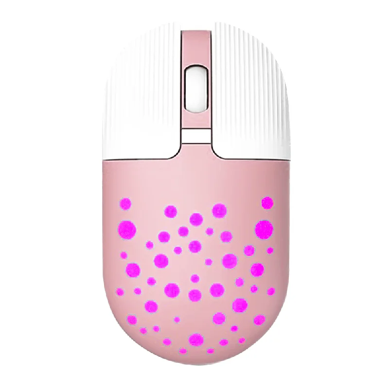 Gamma M-13 Rechargeable Rainbow Wireless Mouse 1600Dpi