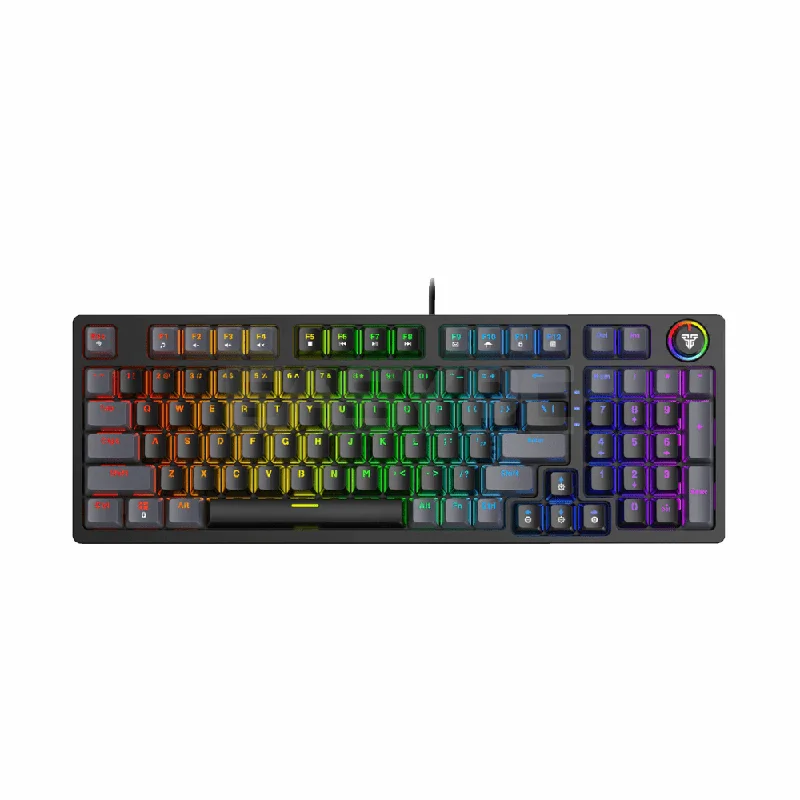 Fantech ATOM96 MK890 Blue Switch RGB Mechanical Keyboard Black