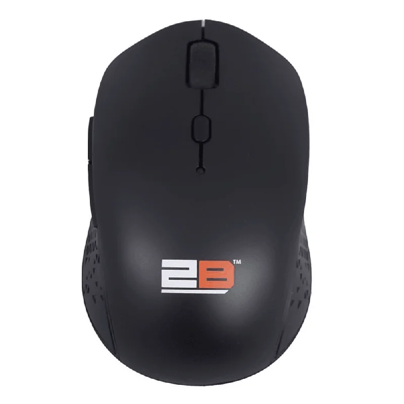 2B MO58B Bluetooth Wireless Mouse 1600Dpi - Black