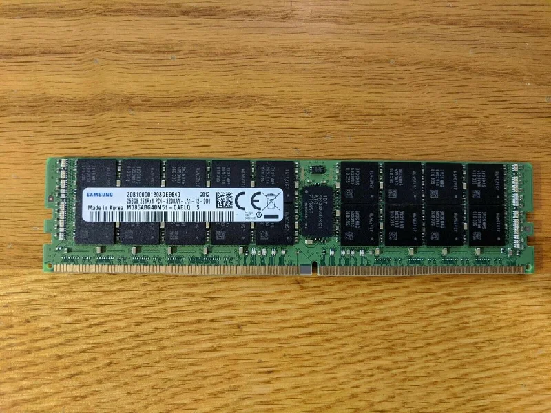 Samsung M386Abg40M51-Cae Ddr4-3200 256Gb/(4H 3Ds 16G X 4) X 36 Ecc/Reg Server Memory