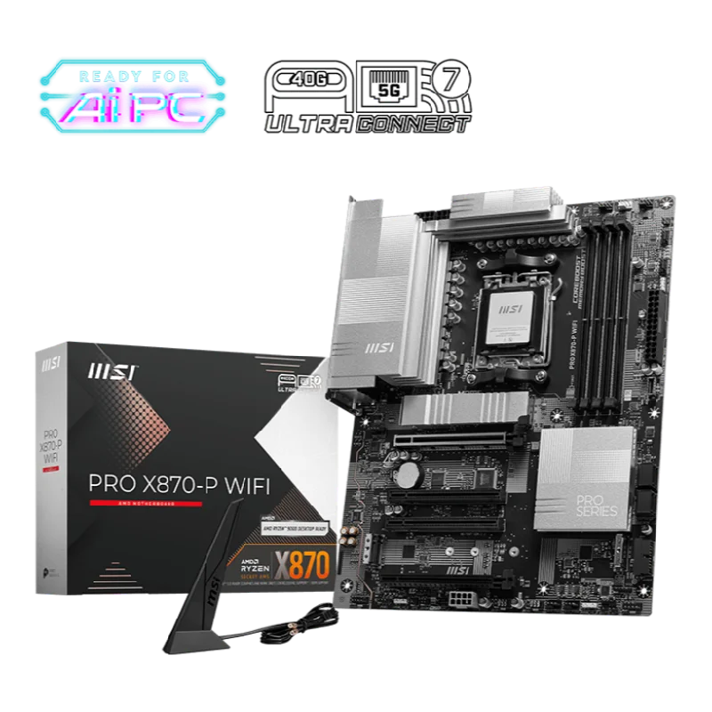 MSI PRO X870-P WIFI DDR5,Socket AM5 ATX Motherboard