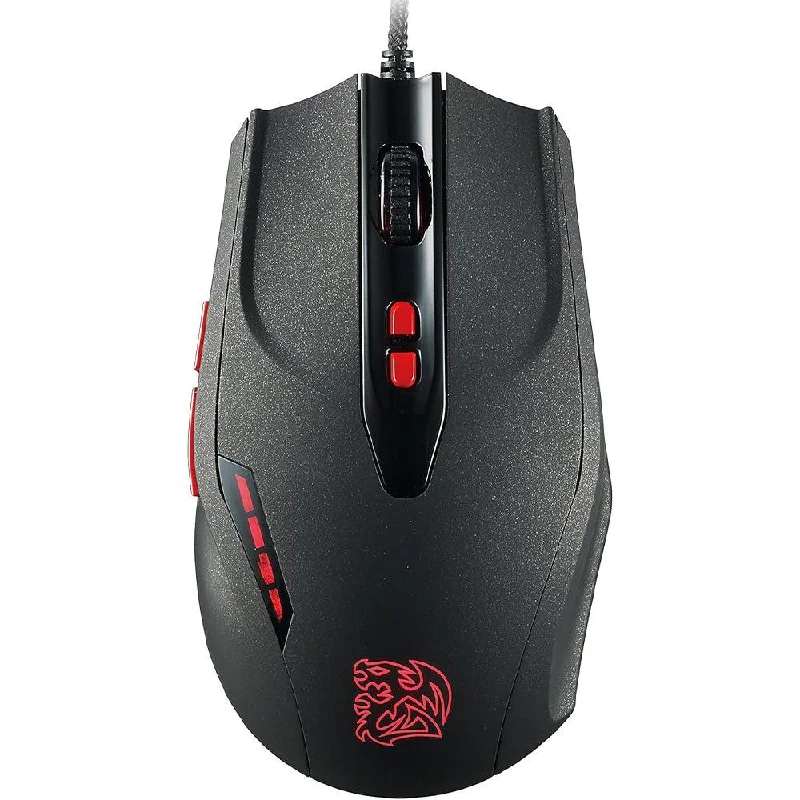 Tt eSPORTS Black FP Wired Gaming Mouse 5700Dpi