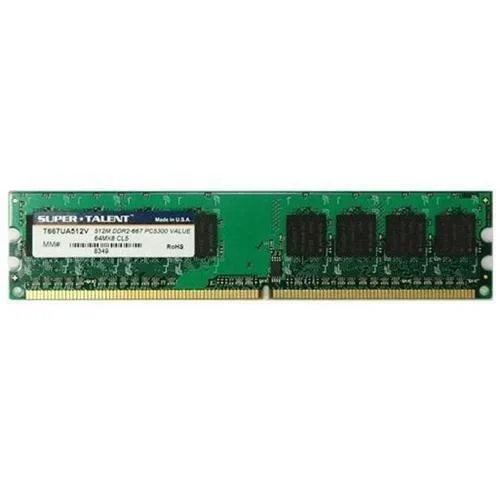 Super Talent Ddr2-667 512Mb/64X8 Memory