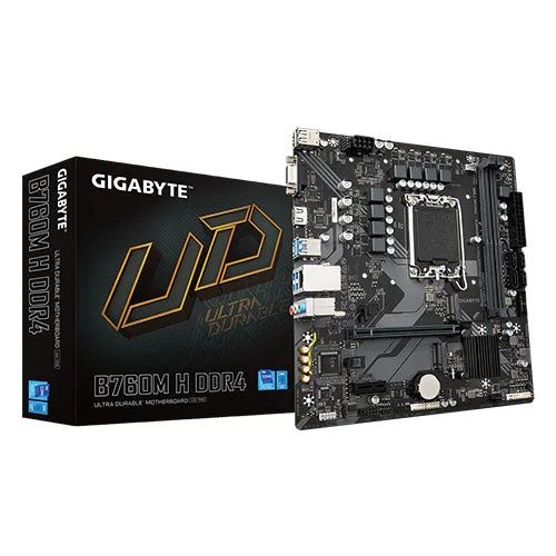 Gigabyte B760M H DDR4 (LGA1700) Motherboard