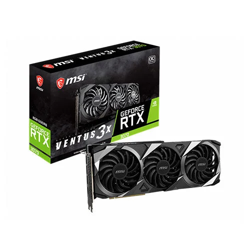 MSI RTX 3070 Ventus 3X Plus OC 8GB LHR (912-V390-456) Graphics Card