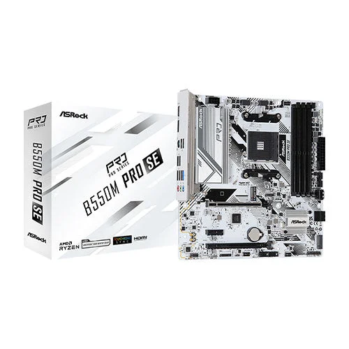 Asrock B550M Pro SE microATX AM4 DDR4 Motherboard