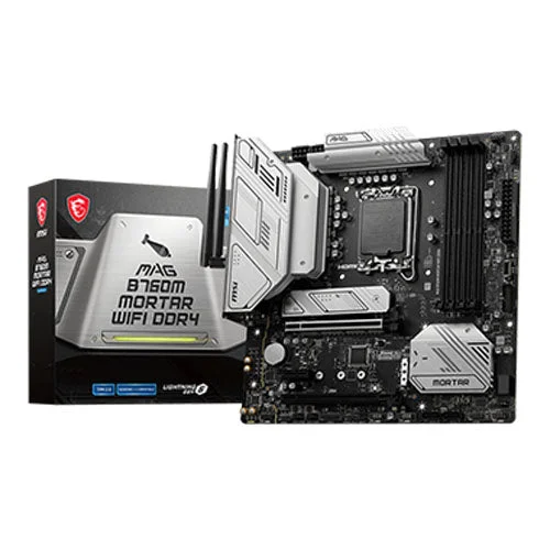 MSI MAG B760M Mortar WiFi DDR4 LGA 1700 Motherboard