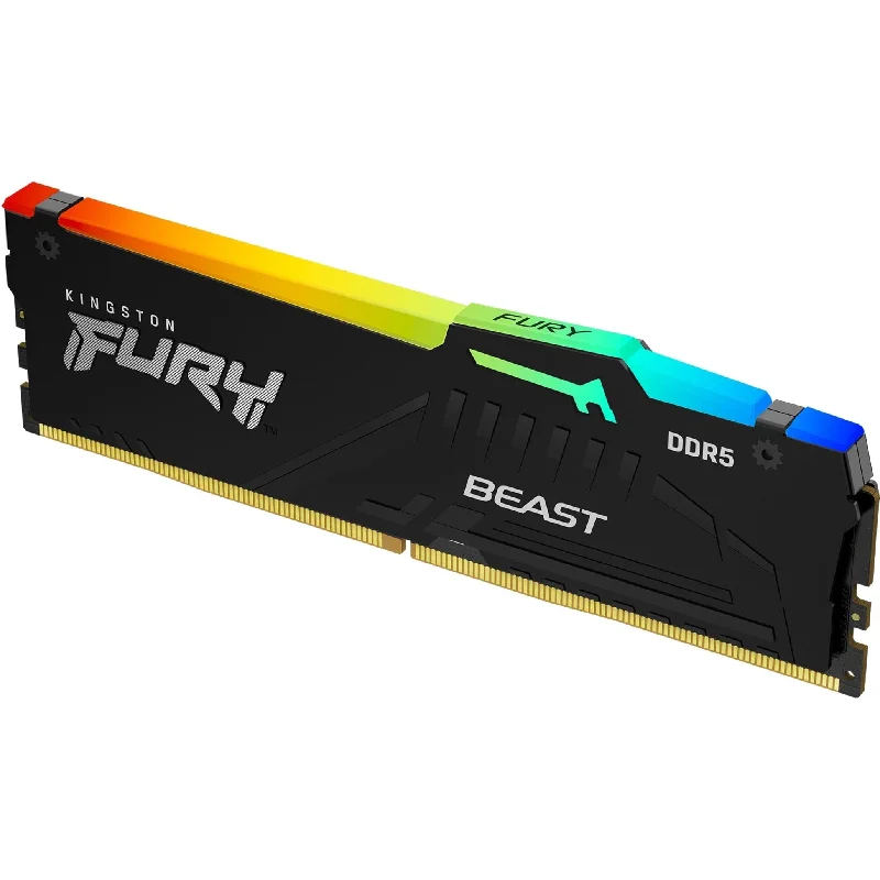 Kingston KF560C36BBEA-32 FURY Beast 32GB DDR5 SDRAM Memory Module, Lifetime Warranty, 6000 MHz Speed, Dual-rank, Unbuffered