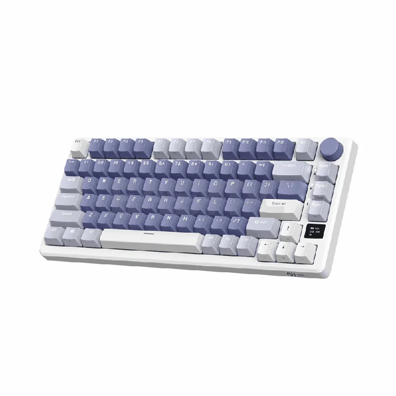 Royal Kludge RK-M75 Trimode Mechanical Keyboard Oled Screen Ocean Blue