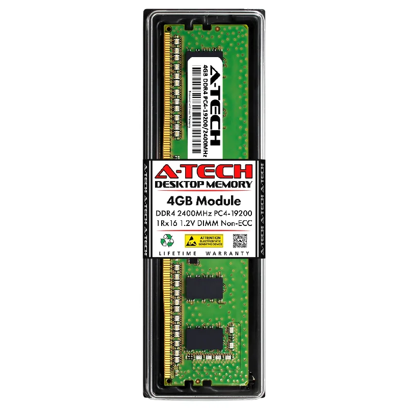 4GB DDR4-2400 (PC4-19200) DIMM SR x16 Desktop Memory RAM