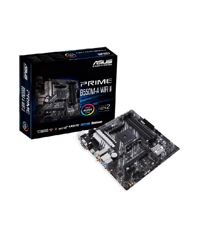 Asus Prime B550M-A WiFi II (AM4) Motherboard