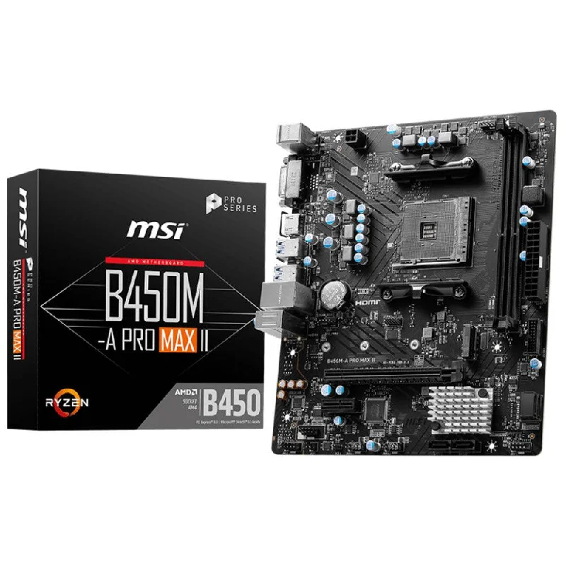 MSI B450M-A PRO MAX II Motherboard AM4