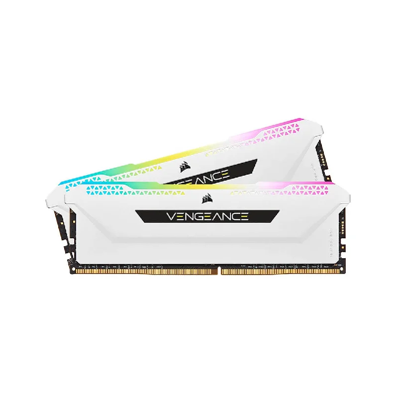 Corsair Vengeance RGB PRO SL 32GB (2x16GB) DDR4-3200 Memory (CMH32GX4M2E3200C16W)