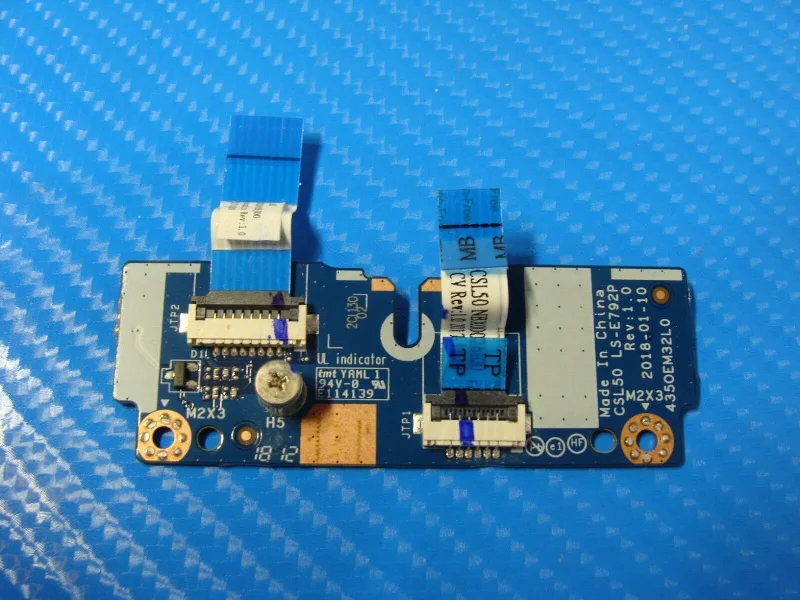 HP 15.6" 15-bs113dx Genuine Laptop Touchpad Mouse Button Board w/Cables LS-E792P