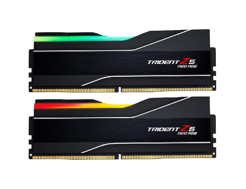 G.Skill Trident Z5 NEO RGB 32GB (2x16GB) DDR5 RAM 6000MHz CL30 Desktop Memory - Black