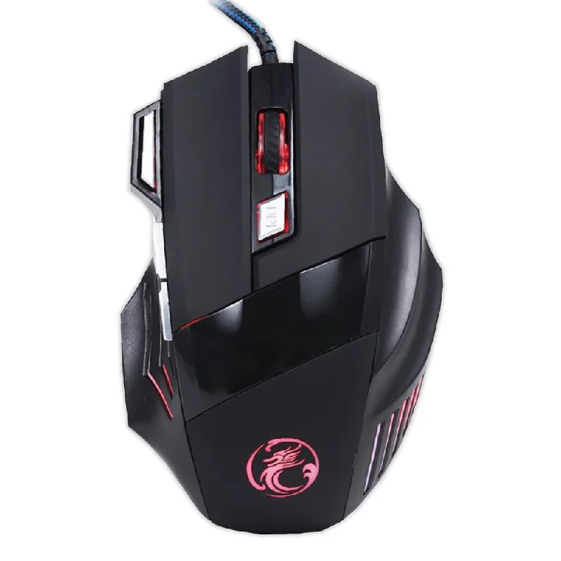 Fire Cam Luminous GM5 Wired Rainbow Gaming Mouse 3200Dpi