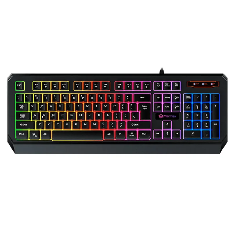 Meetion K9320 Waterproof Wired Rainbow Gaming Keyboard English & Arabic