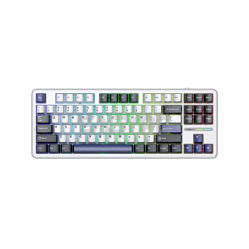 Aula F87 RGB Gaming Mechanical Hotswappable Keyboard Star Trek