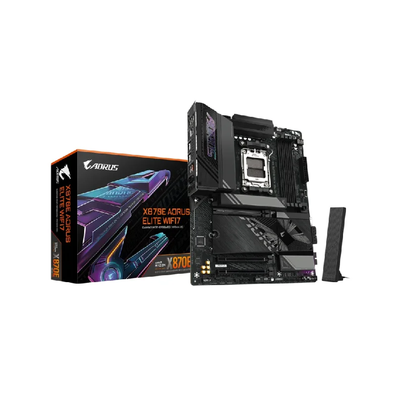 Gigabyte X870E Aorus Elite WiFi7 4*DDR5 ATX AM5 Motherboard