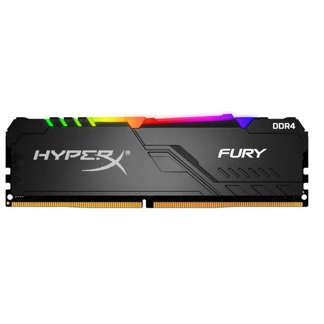 Kingston Hyperx Fury Rgb Hx426C16Fb3A/8 Ddr4-2666 8Gb/1Gx64 Cl16 Memory