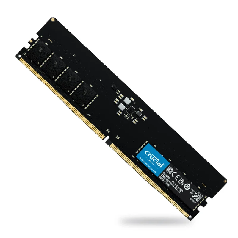 Crucial 16GB DDR5 RAM 4800MHz CL40 Desktop Memory