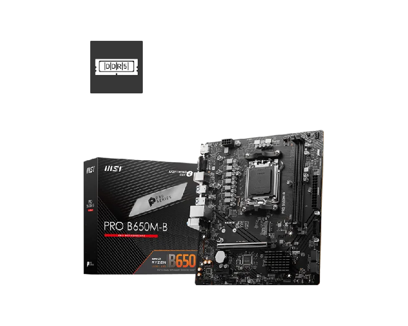 MSI PRO B650M-B DDR5,Socket AM5 mATX Motherboard