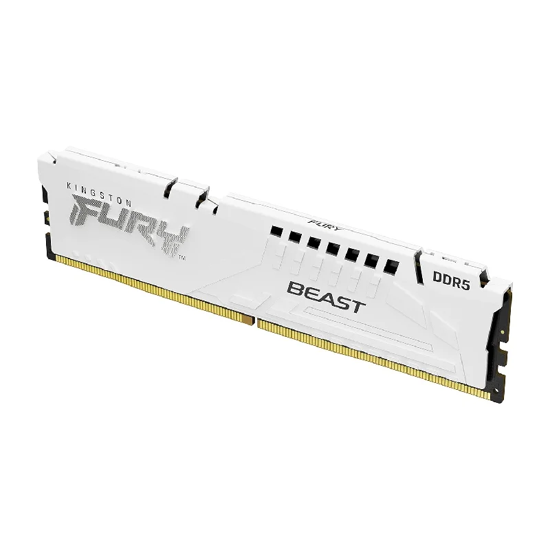 Kingston Fury Beast 16GB DDR5 5600MHz CL40 DIMM Gaming Desktop Memory - White