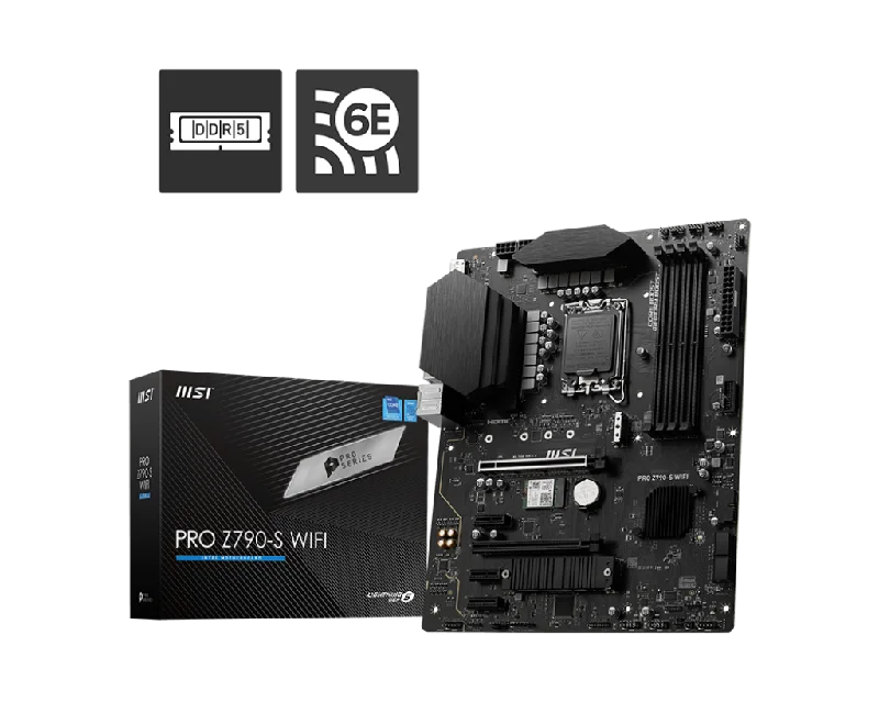 MSI PRO Z790-S WIFI DDR5,LGA 1700 ATX Motherboard