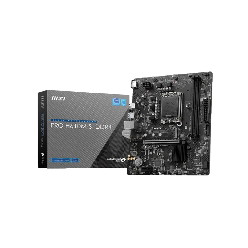 MSI Pro H610M-S DDR4 (LGA 1700) Motherboard