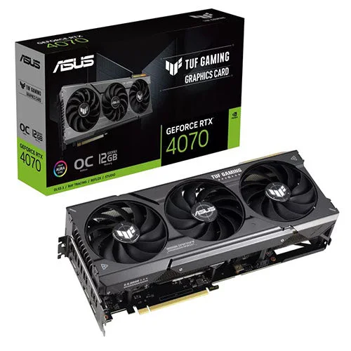 Asus TUF Gaming RTX 4070 OC 12GB GDDR6X Graphic Card TUF-RTX4070-O12G-GAMING