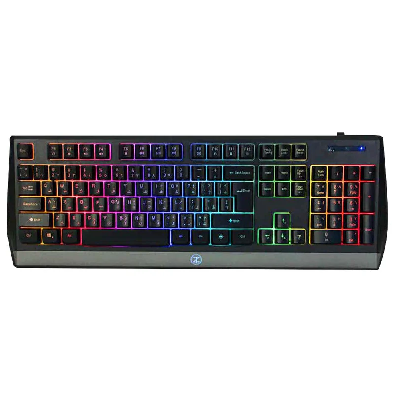 Techno Zone E-5 Wired RGB Gaming Keyboard English & Arabic