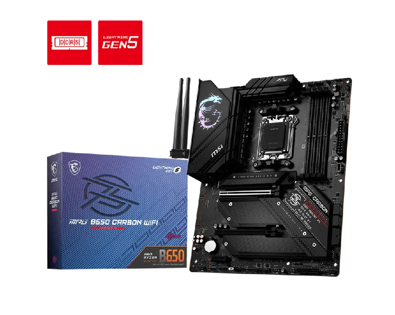 MSI MPG B650 CARBON WIFI DDR5,Socket AM5 ATX Motherboard