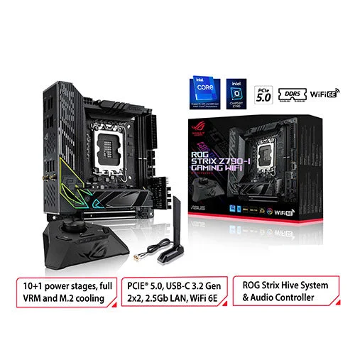 Asus ROG Strix Z790-I Gaming WiFi DDR5 Motherboard (LGA 1700)