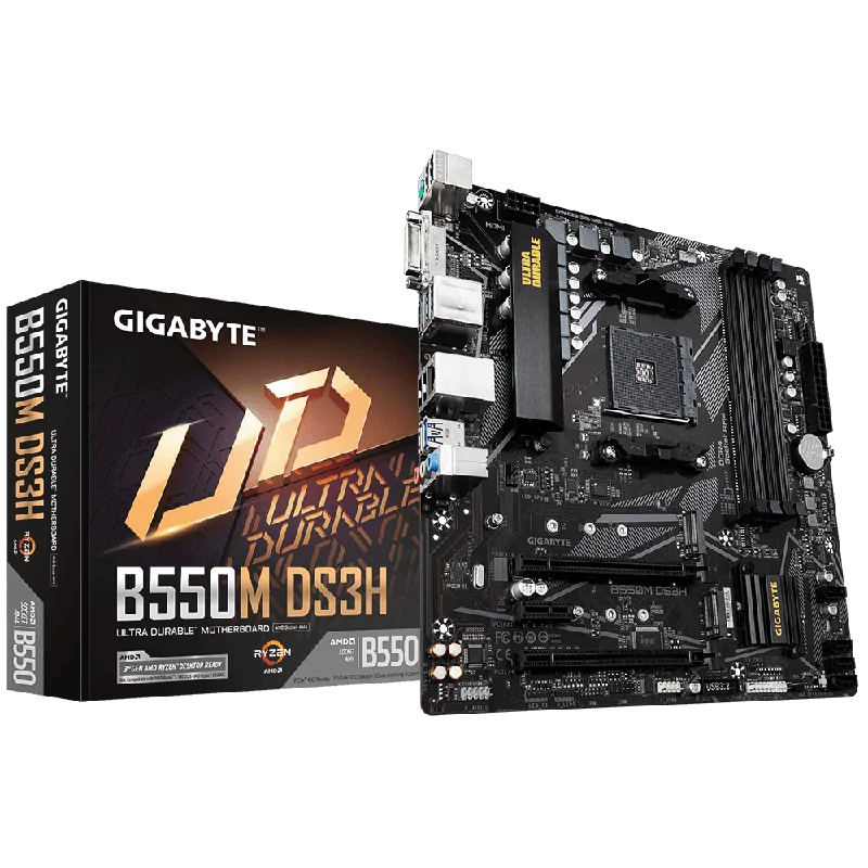 Gigabyte B550M DS3H (AM4) Motherboard