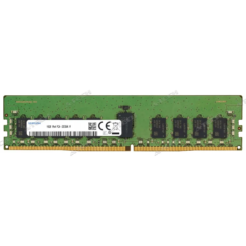 Samsung 16GB 1Rx4 PC4-3200 RDIMM DDR4-25600 ECC Registered DIMM 288-Pin Server Memory RAM Module