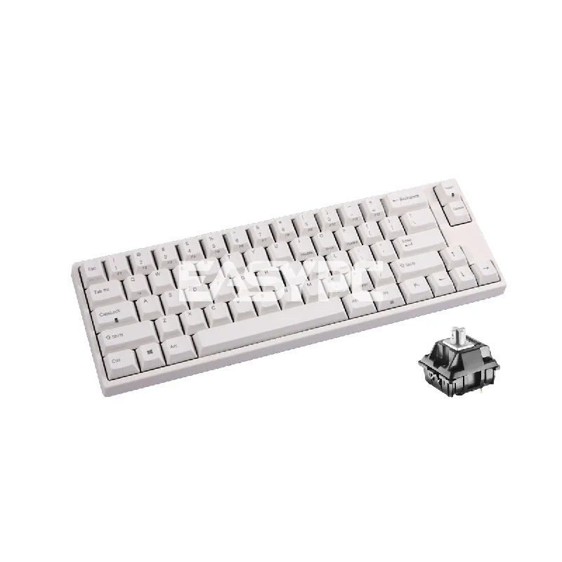 Leopold FC660M PD White - Cherry Speed Silver, PBT Double Shot Key Cap, Mini Size 66 Keys (FC660MV/EWPD) 4JTP LEFC1599 4JTP