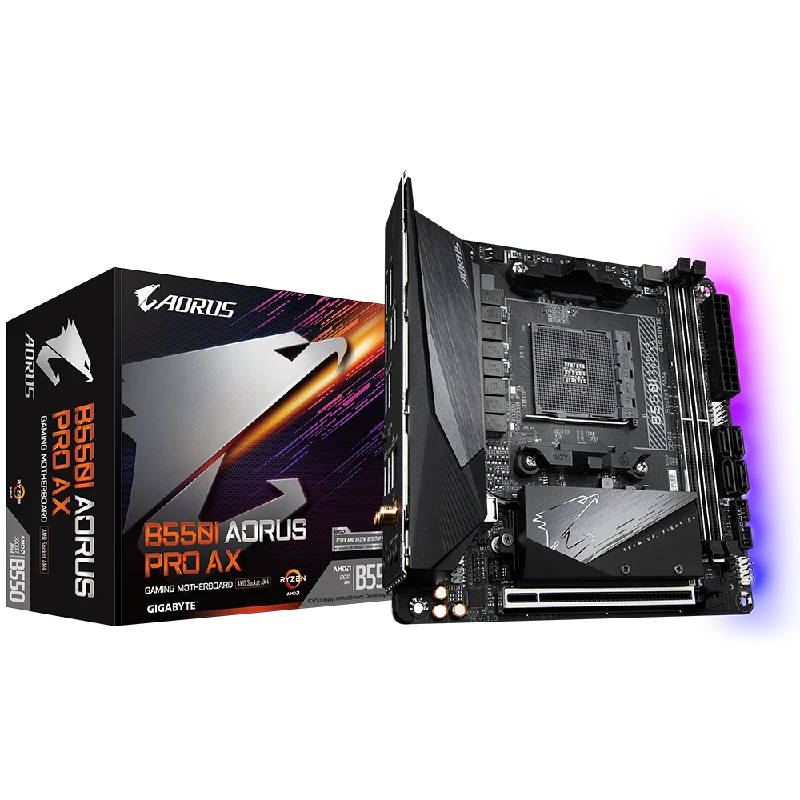 Gigabyte B550I AORUS PRO AX (AM4) Mini-ITX Motherboard