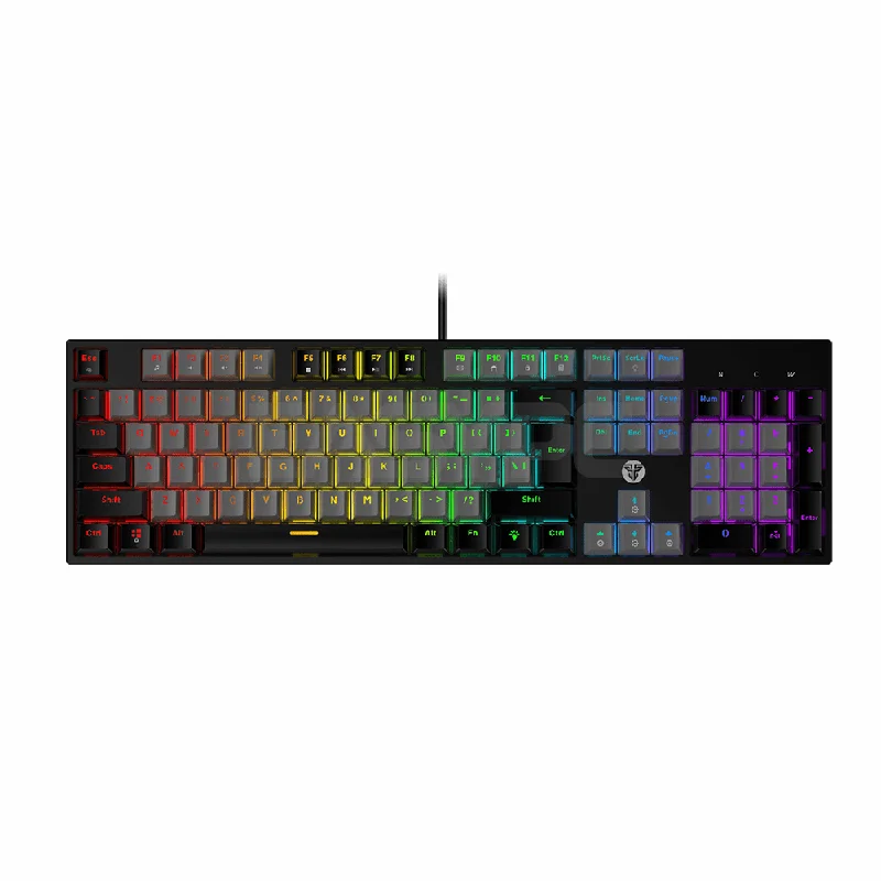 Fantech ATOM MK886 Red Switch RGB Mechanical Keyboard Black