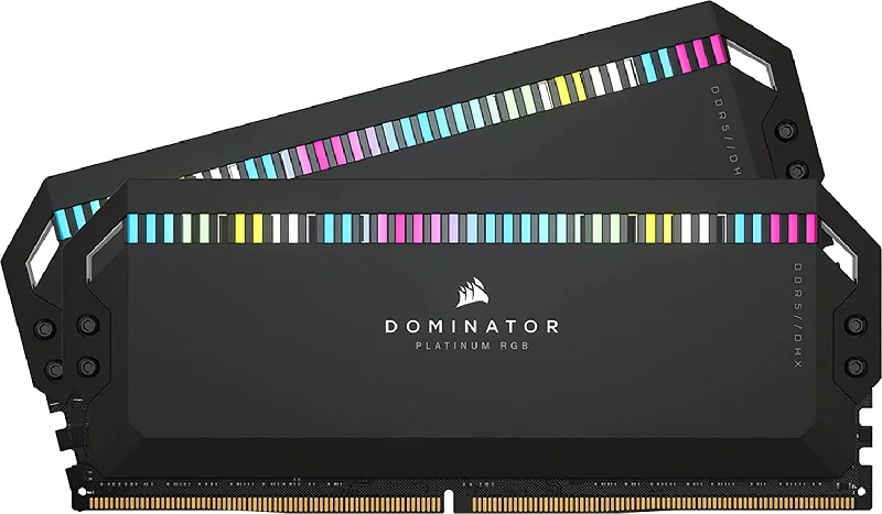 Corsair Dominator Platinum RGB 32GB Kit (2 x 16GB), DDR5, 5200MHz (PC5-41600), CL40, DIMM Memory