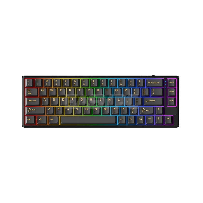 RAKK PLUMA V2 67 Keys Trimode Outemu Red Switch Mechanical Gaming Keyboard RGB Black