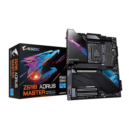 Gigabyte Z690 Aorus Master (LGA 1700) Motherboard 4*ddr5, WiFi 6 + BT