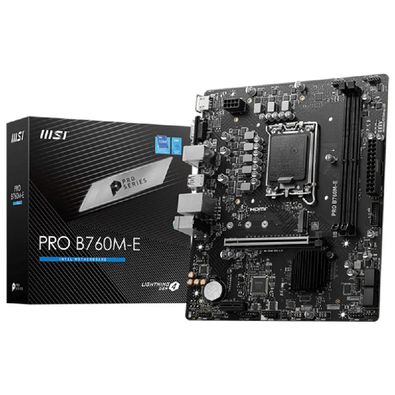 MSI Pro B760M-E DDR5 Motherboard LGA 1700