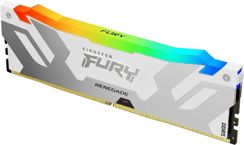 Kingston Fury Renegade RGB 32GB DDR5 6000MHz CL32 DIMM Desktop Gaming Memory - White