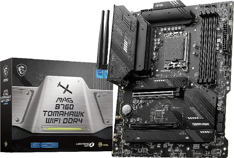 MSI MAG B760 TOMAHAWK WIFI DDR4,LGA 1700 ATX Motherboard